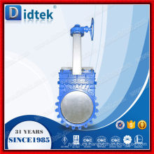 Didtek 100% Prueba de acero fundido Slurry Knife Gate Valve